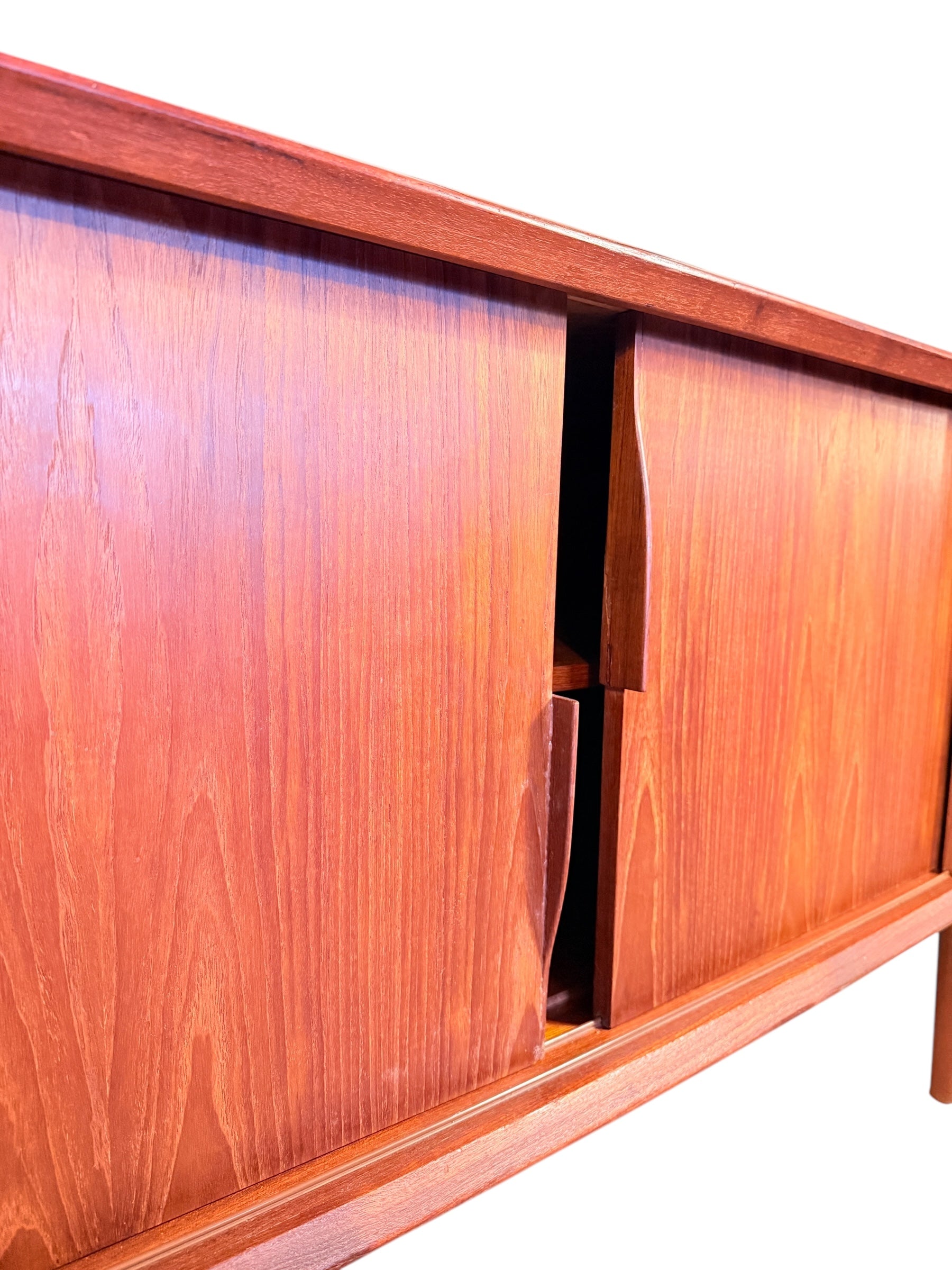 Mid-Century Danish Modern Teak Credenza by H.P. Hansen image 6