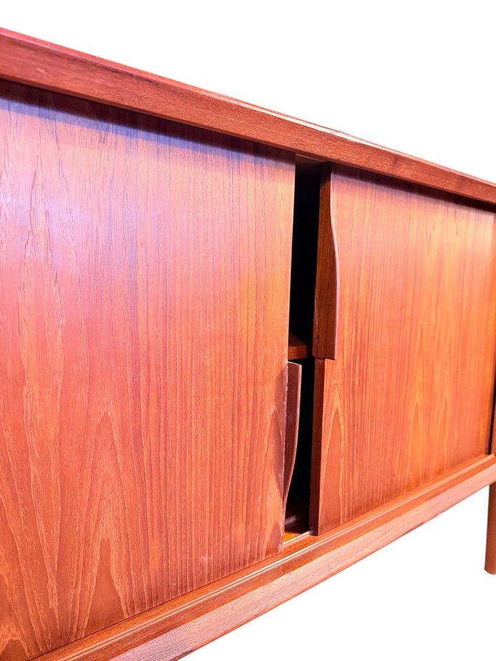 Mid-Century Danish Modern Teak Credenza by H.P. Hansen image 6