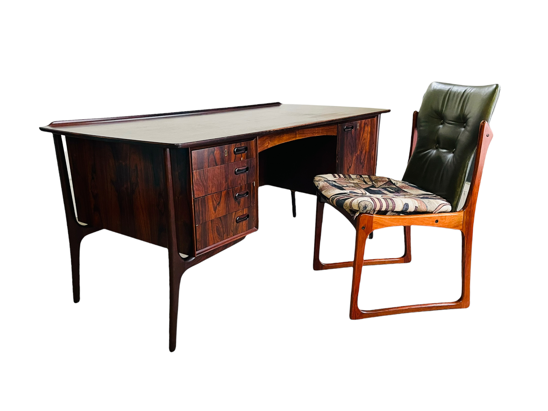Danish Rosewood Desk by Svend Aage Madsen for H.P. Hansen  image 0
