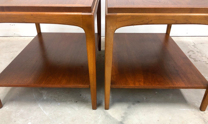 Pair of Mid-Century Modern Walnut Side Tables By Lane  image 11