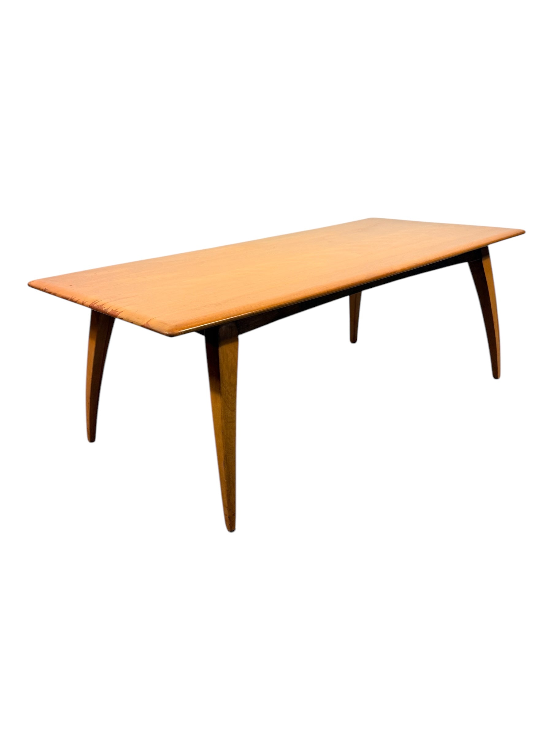 Mid-Century Modern Heywood-Wakefield Maple Coffee Table – Wheat Finish image 2