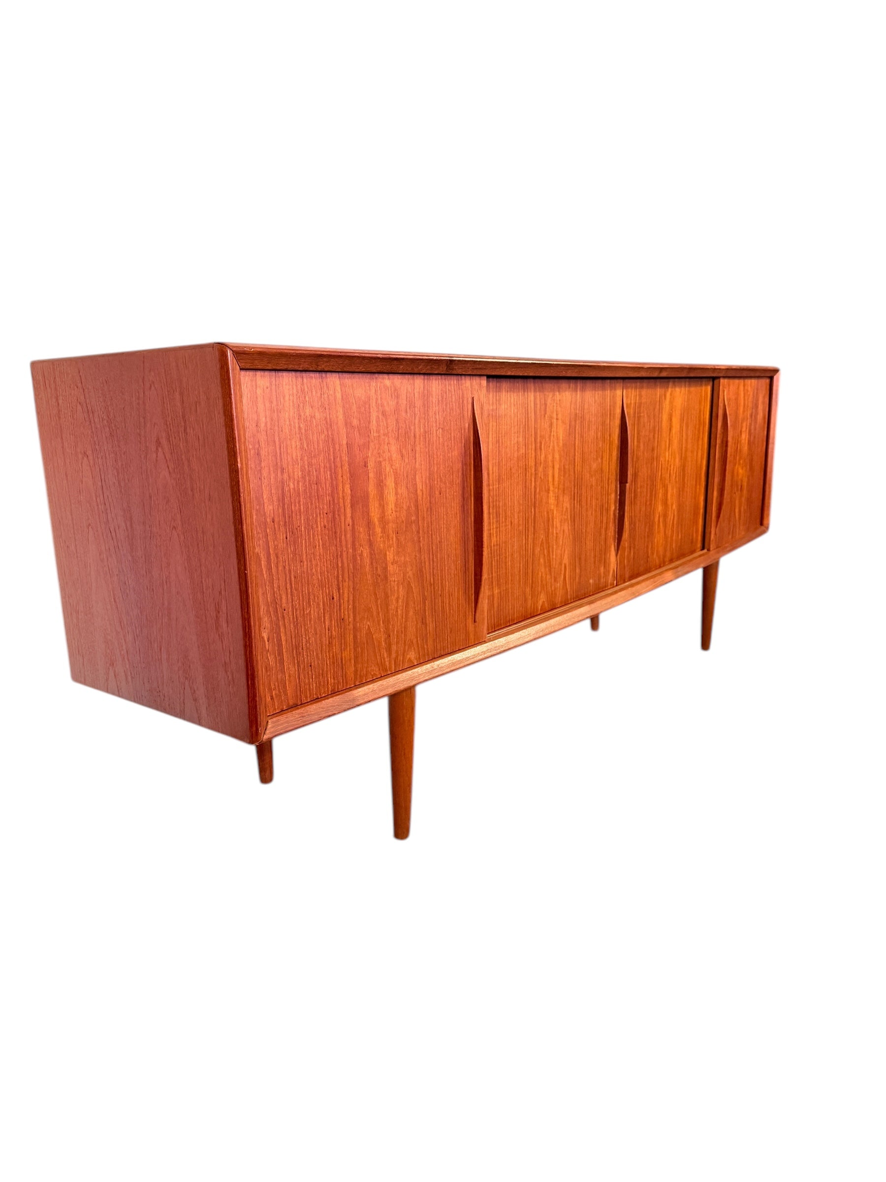 Mid-Century Danish Modern Teak Credenza by H.P. Hansen image 2