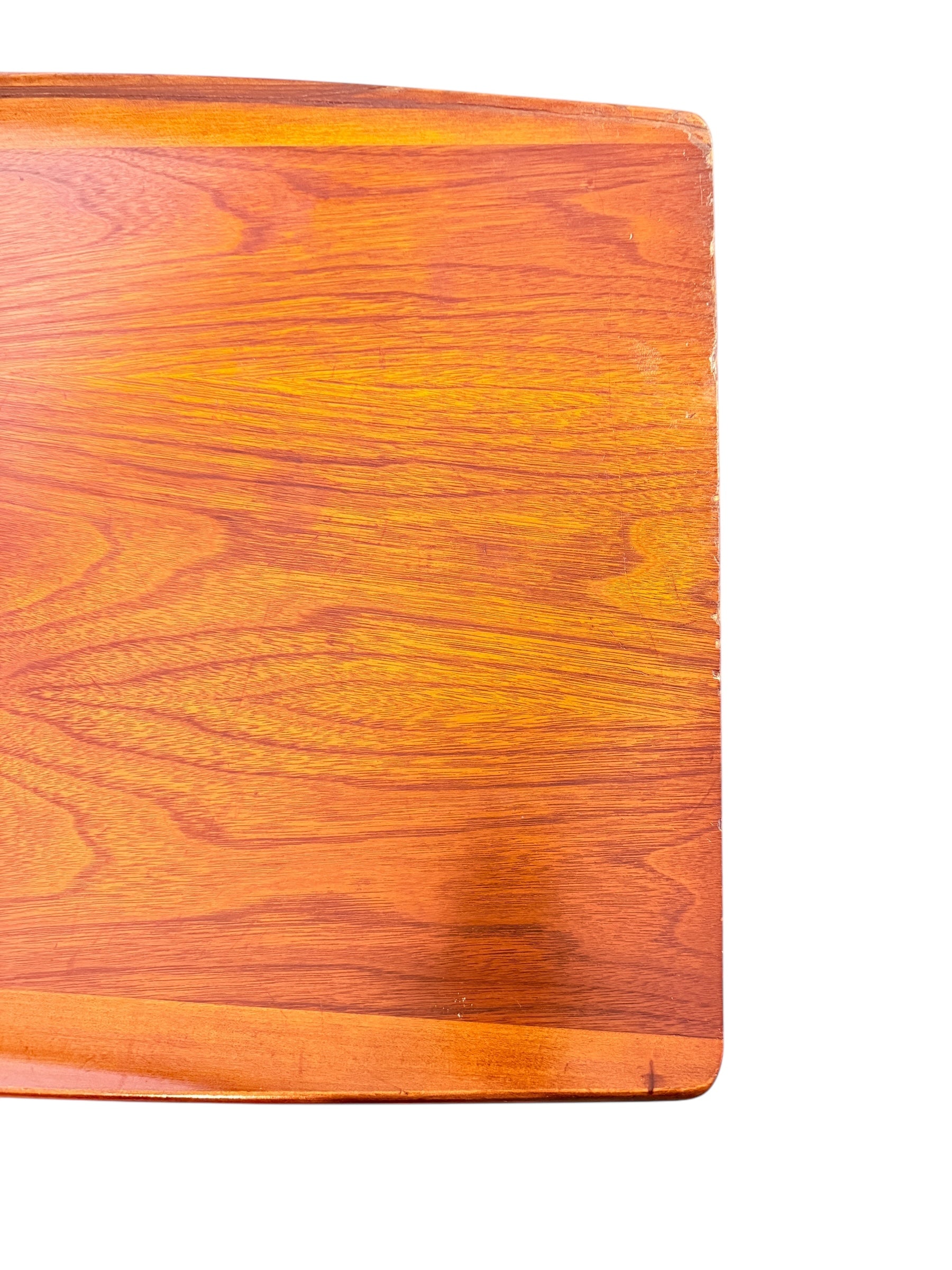 Mid-Century Modern Surfboard Coffee Table by Bassett in Black Walnut image 9