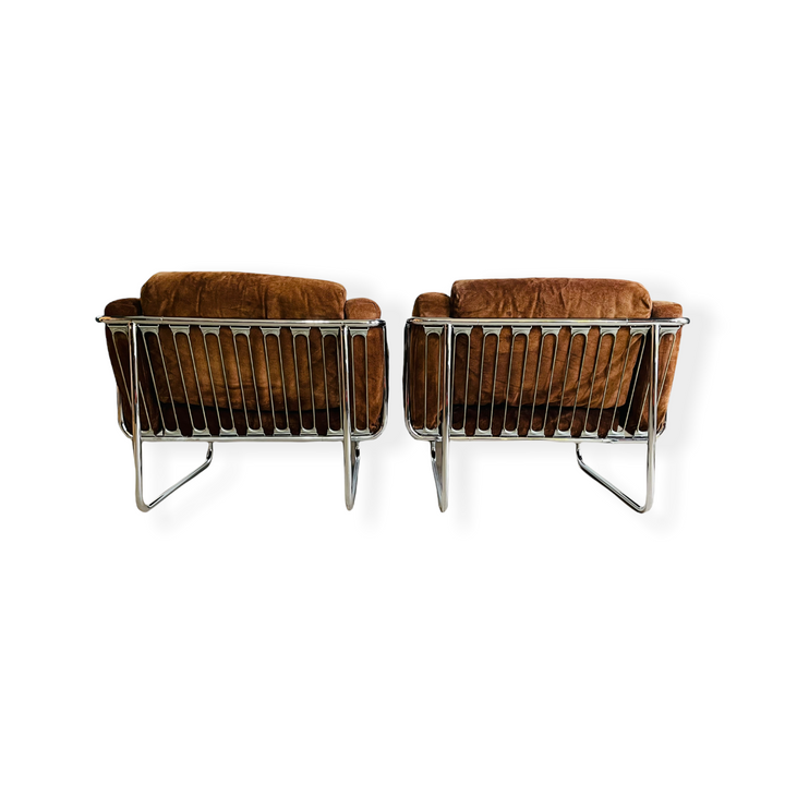 Pair Danish Modern Lounge Chairs by Hans Eichenberger image 5