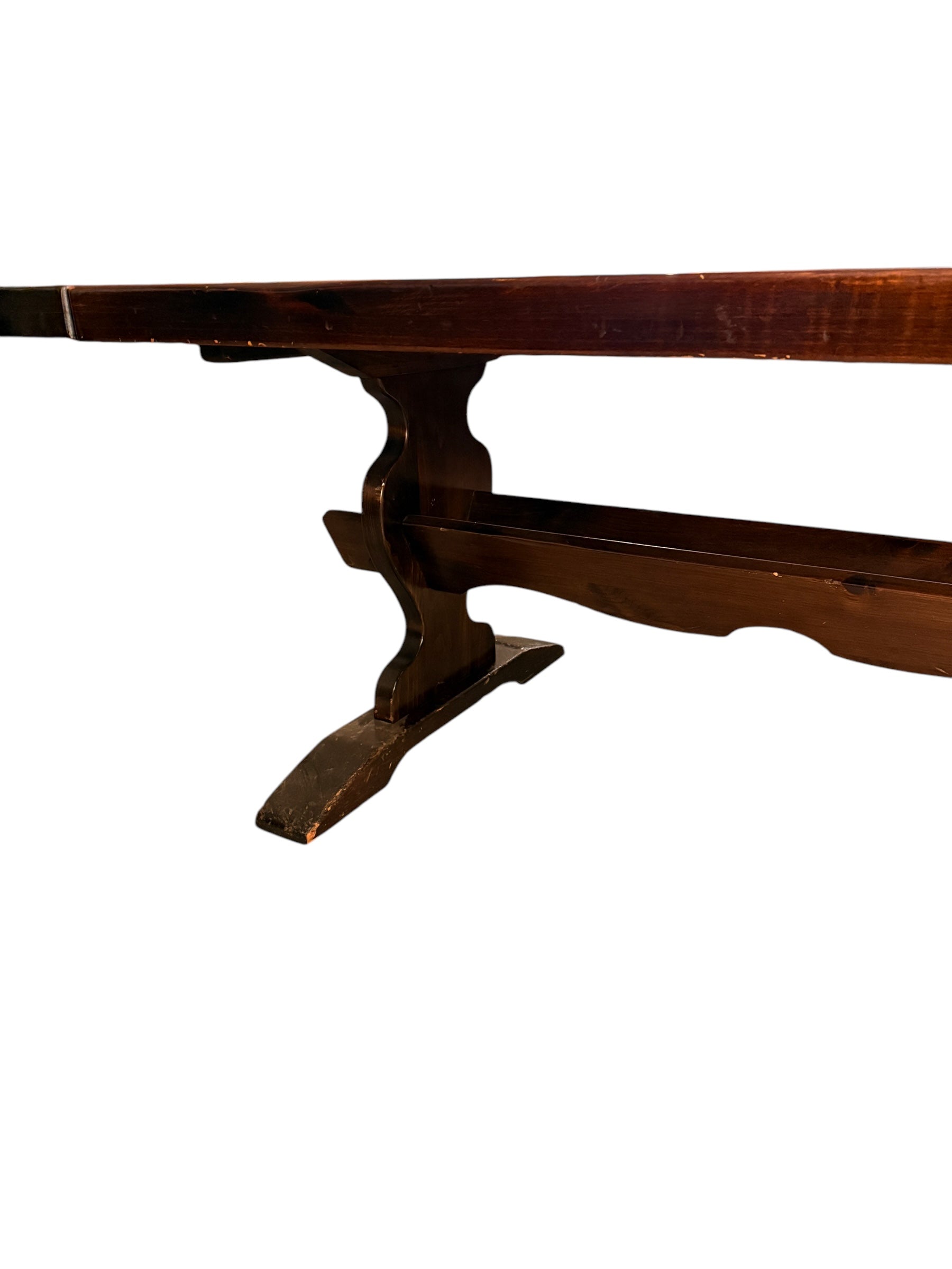 Vintage Expandable Farm Table Bradford Vermont Furniture image 9