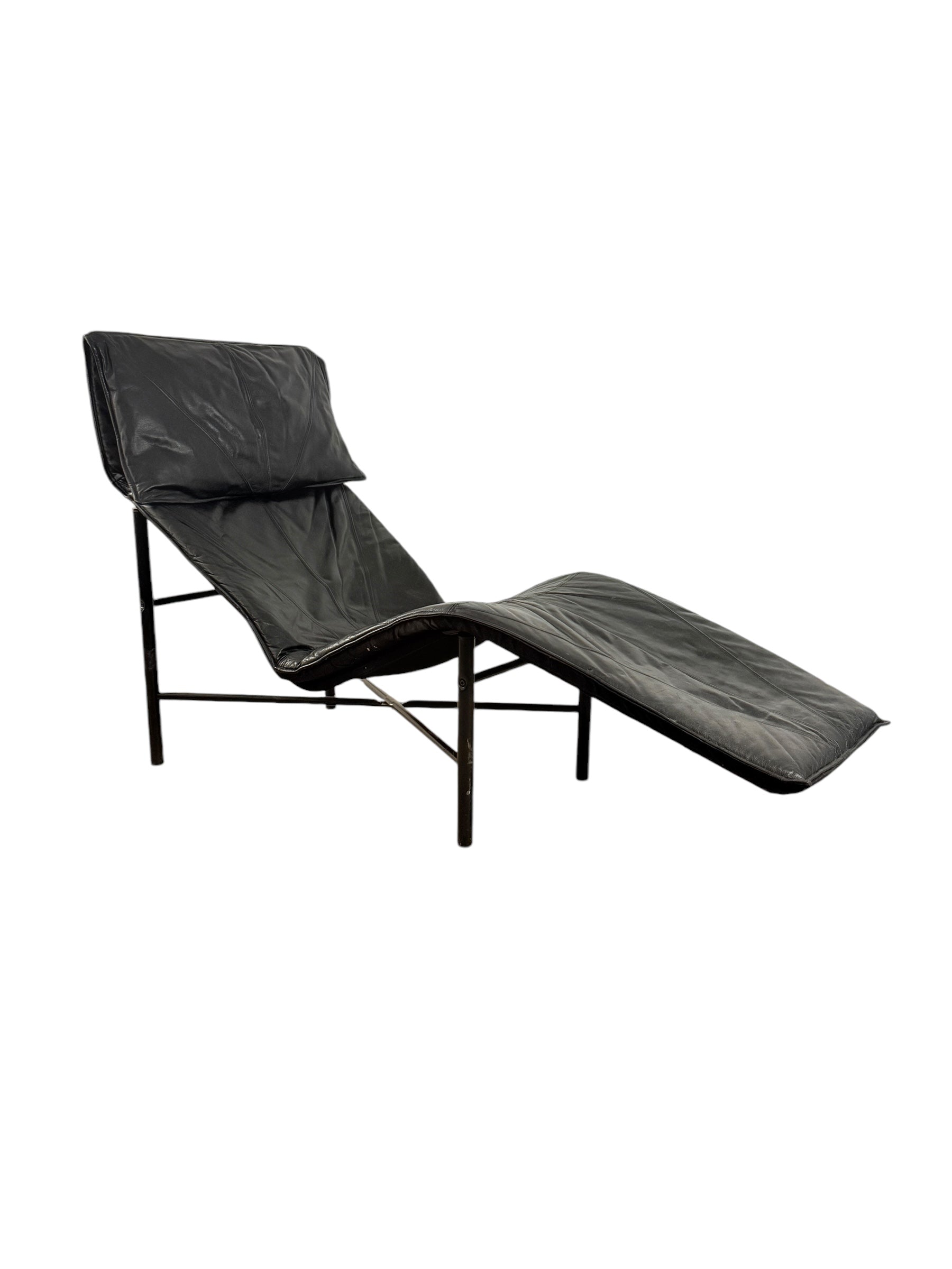 1970s Skye Leather Chaise by Tord Björklund for IKEA image 0