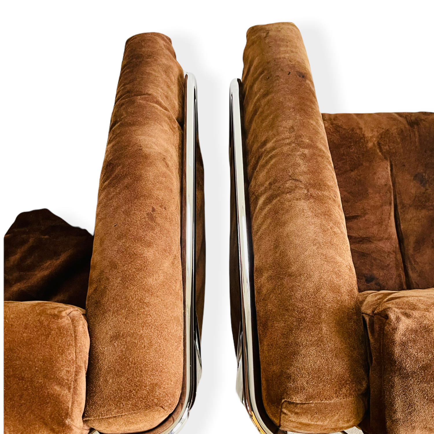 Pair Danish Modern Lounge Chairs by Hans Eichenberger image 8