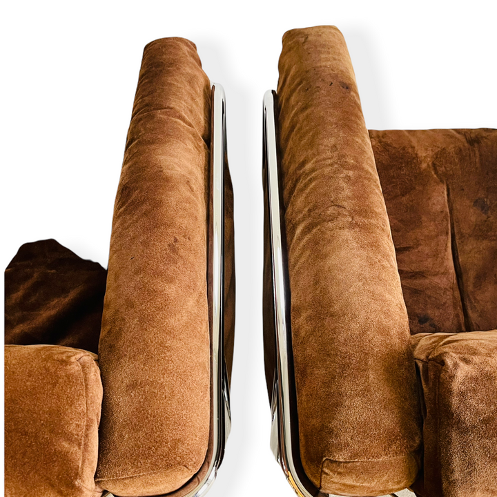 Pair Danish Modern Lounge Chairs by Hans Eichenberger image 8