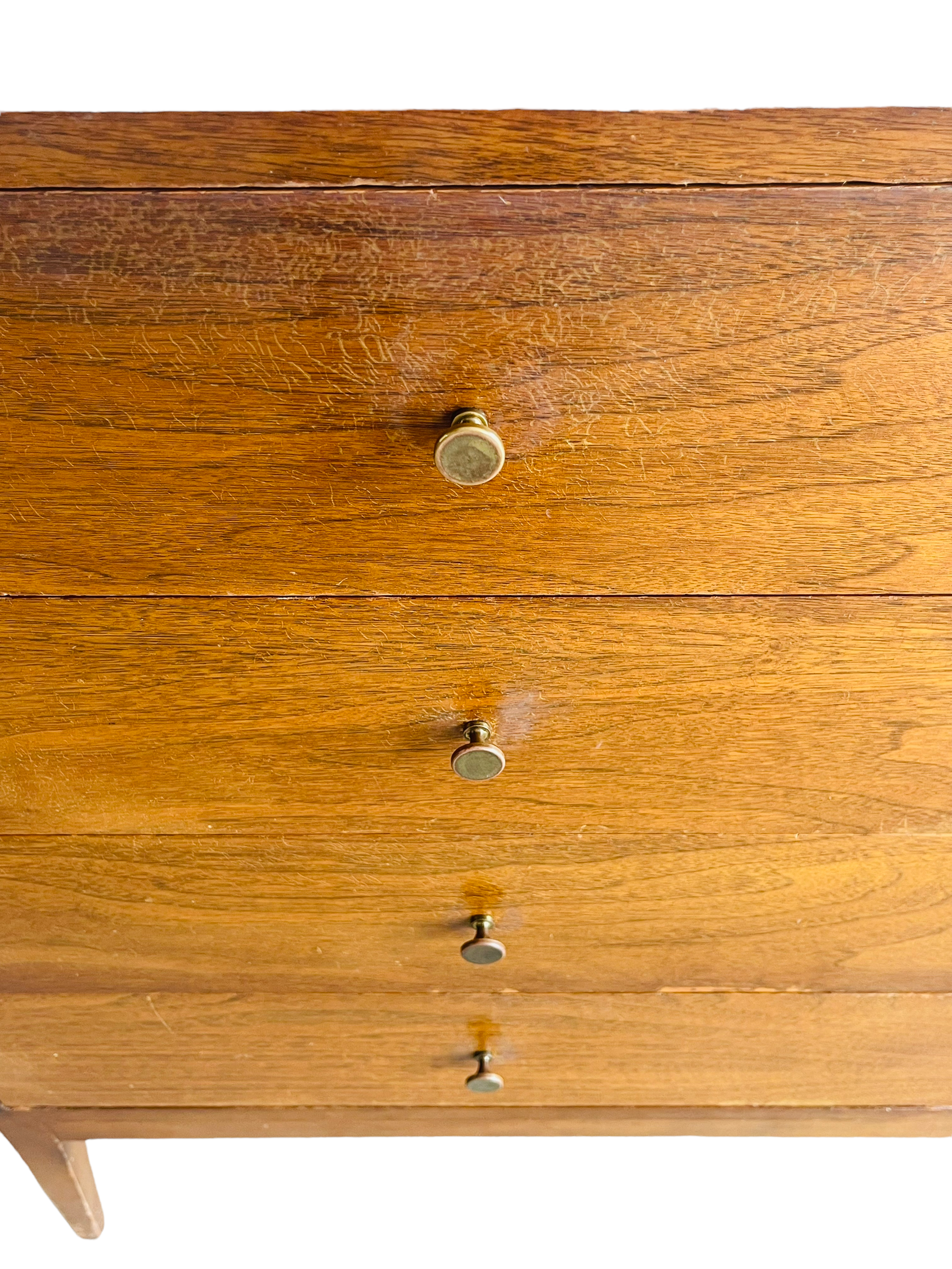 Mid-Century Modern Walnut Triple Dresser in Style Paul McCobb  image 6