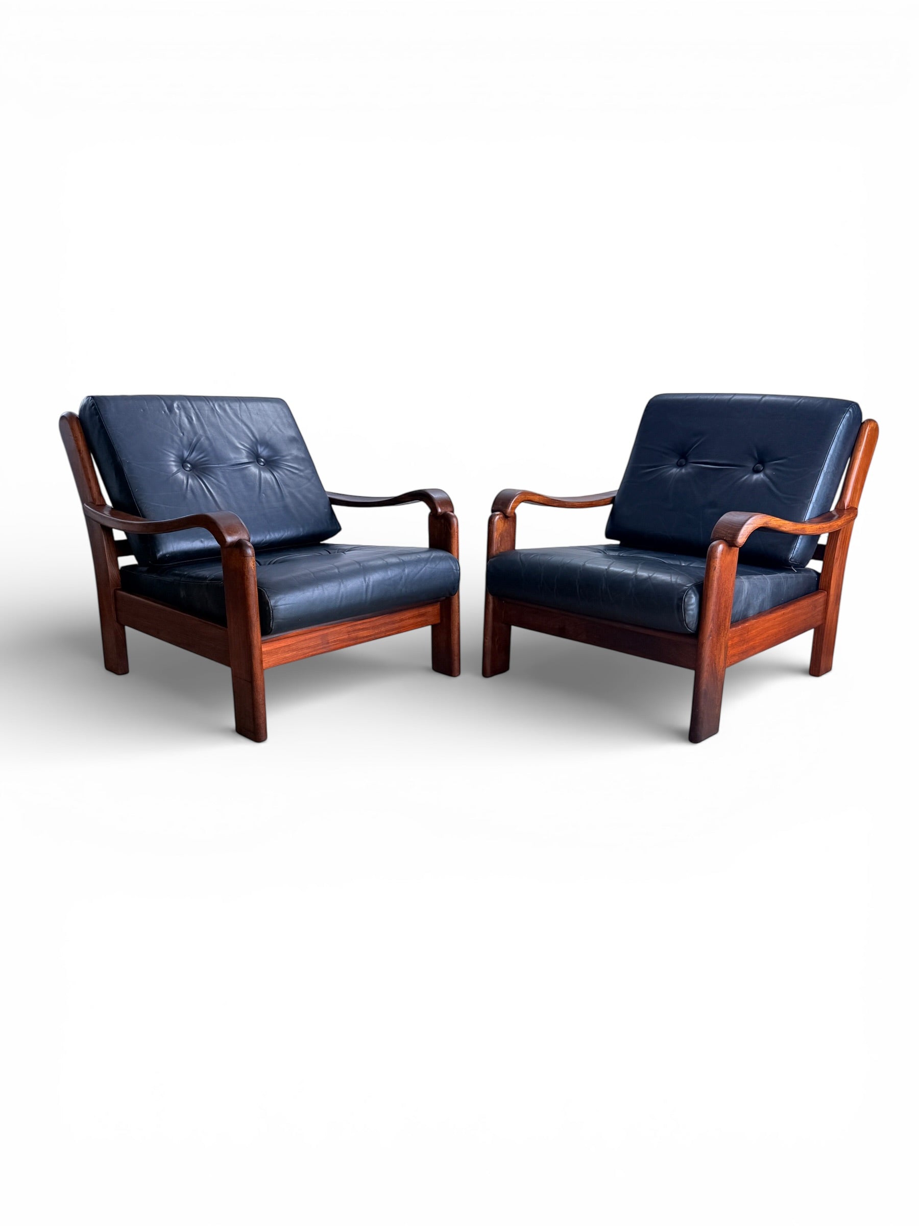 Pair of Scandinavian lounge chairs