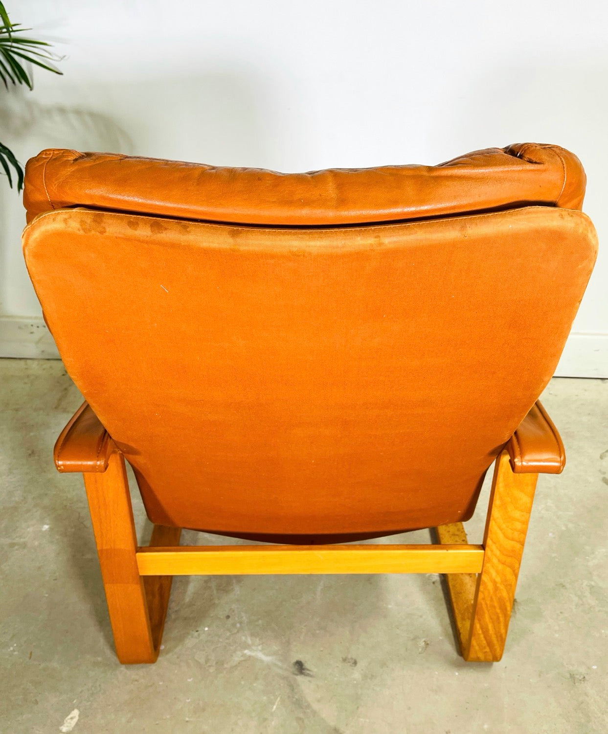 Mid-Century Danish Modern Leather Armchair by OY BJ Dahlqvist image 10