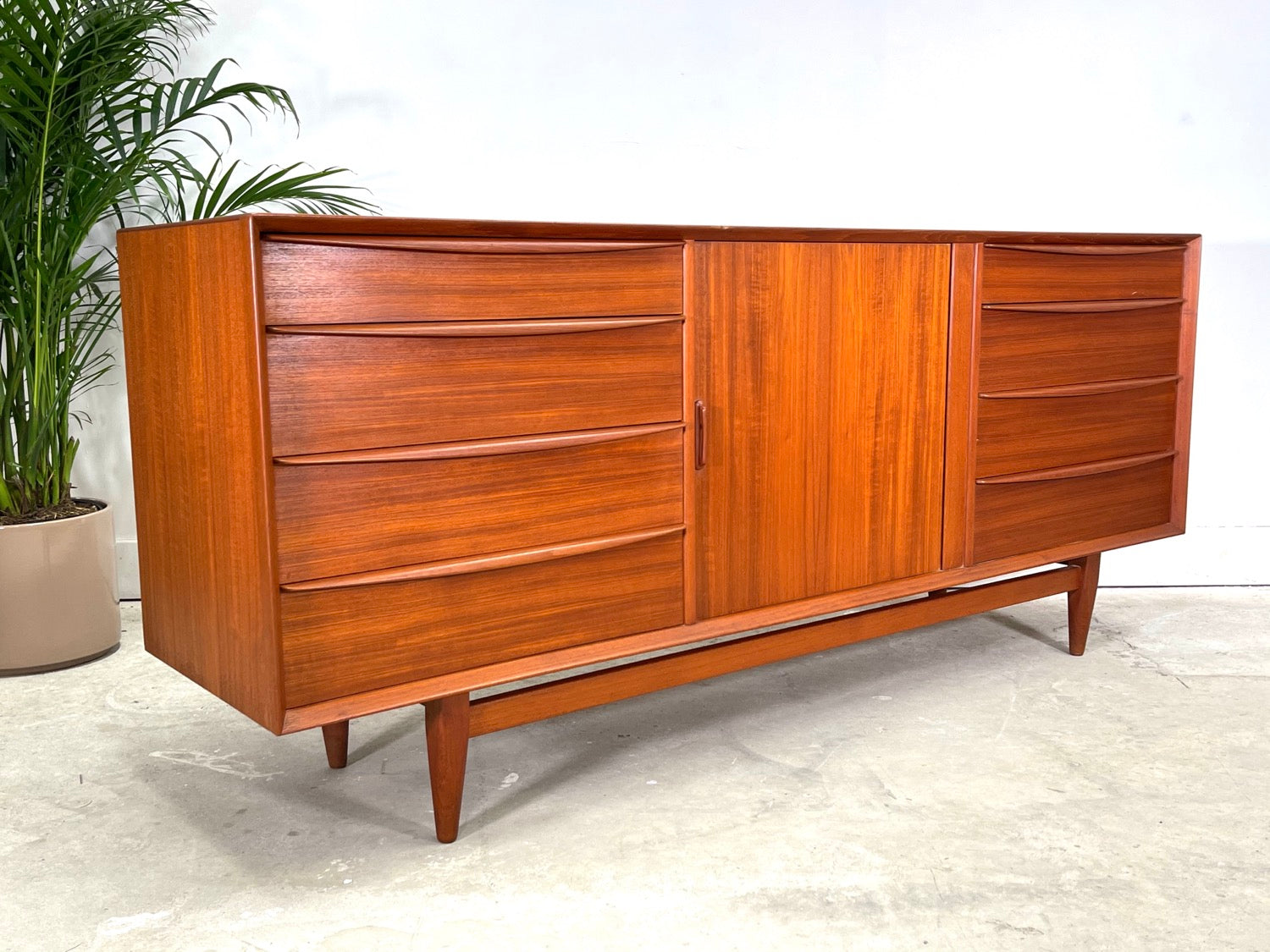 Danish Modern Teak Dresser/Credenza By FALSTER image 0