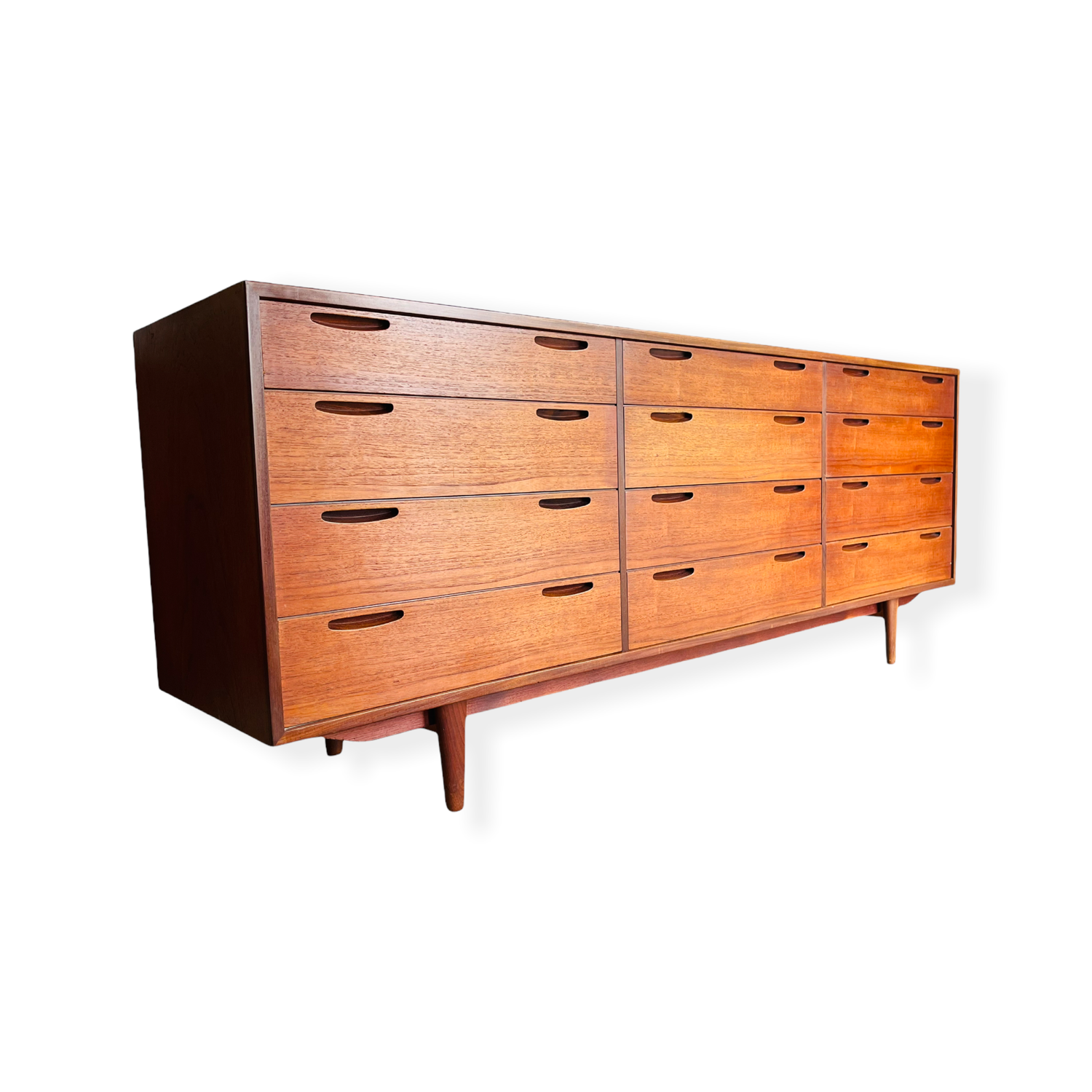 Danish Modern Teak Triple Dresser by IB Kofod Larsen  image 0