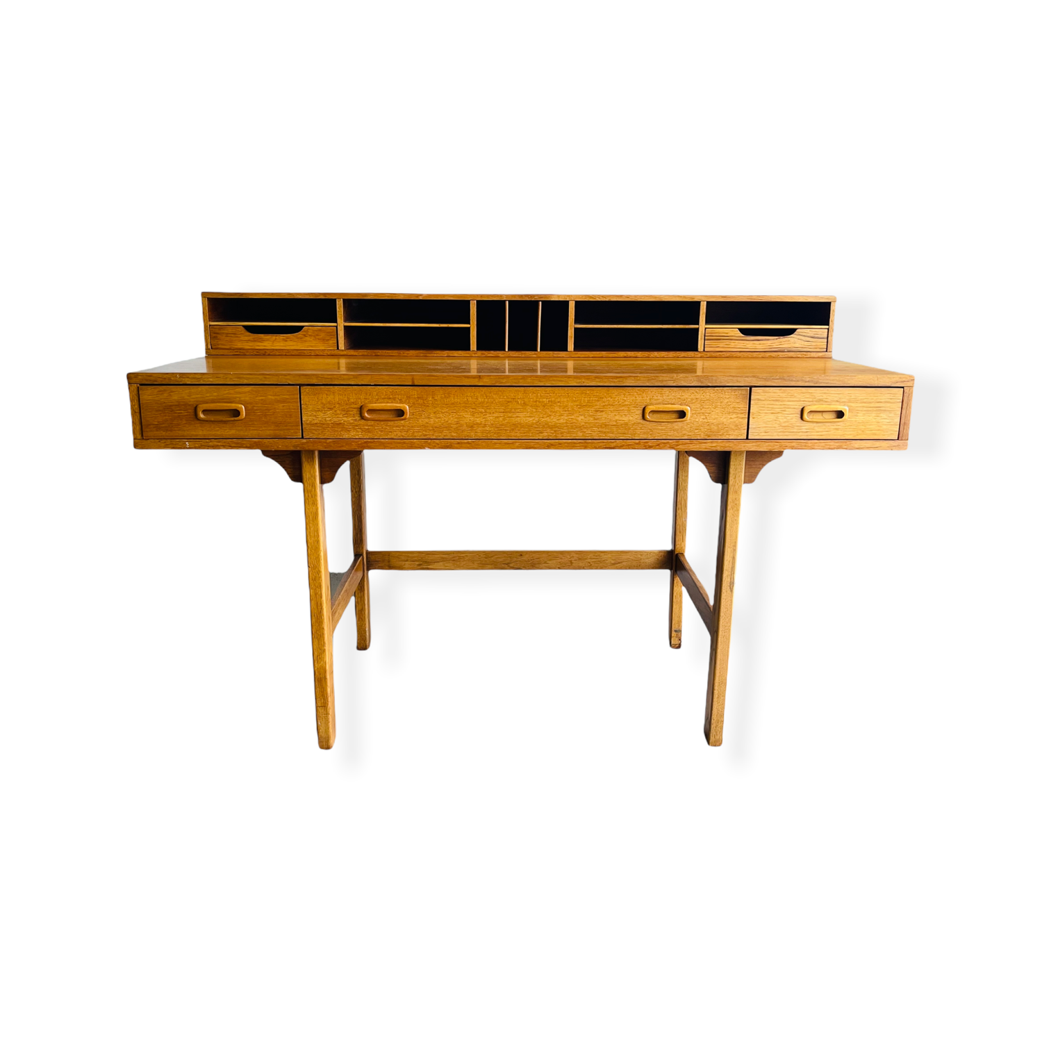 Danish Modern Teak Flip Top Desk by Peter Lovig Nielsen image 1