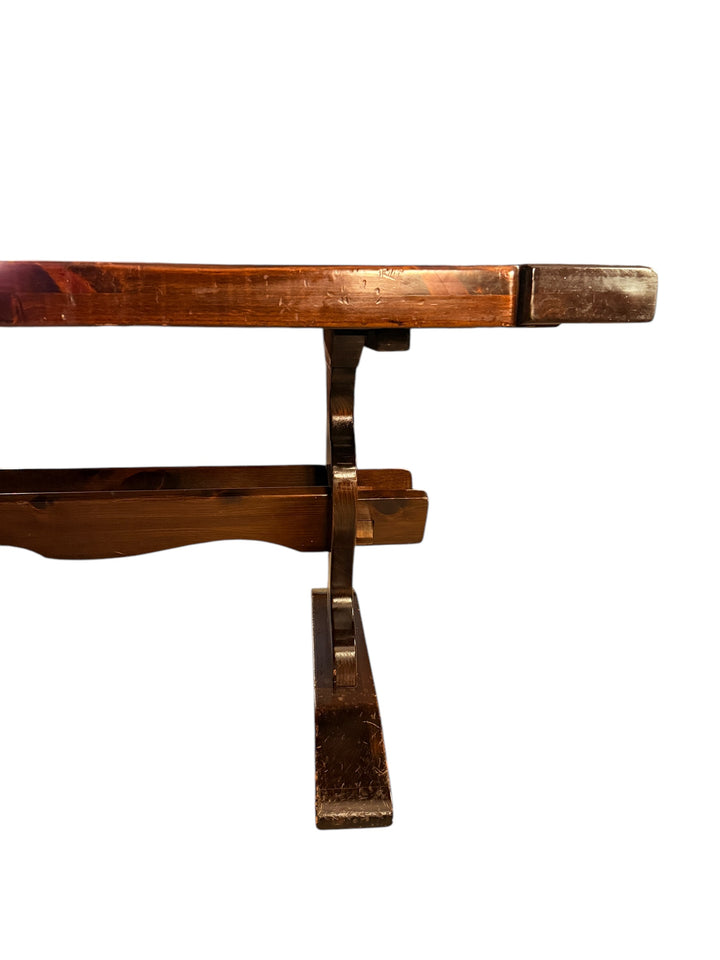 Vintage Expandable Farm Table Bradford Vermont Furniture image 8