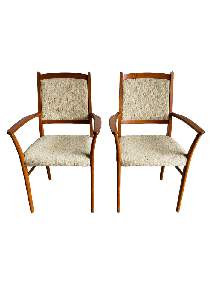 Set 6 Danish Modern Teak Dining Chairs image 6