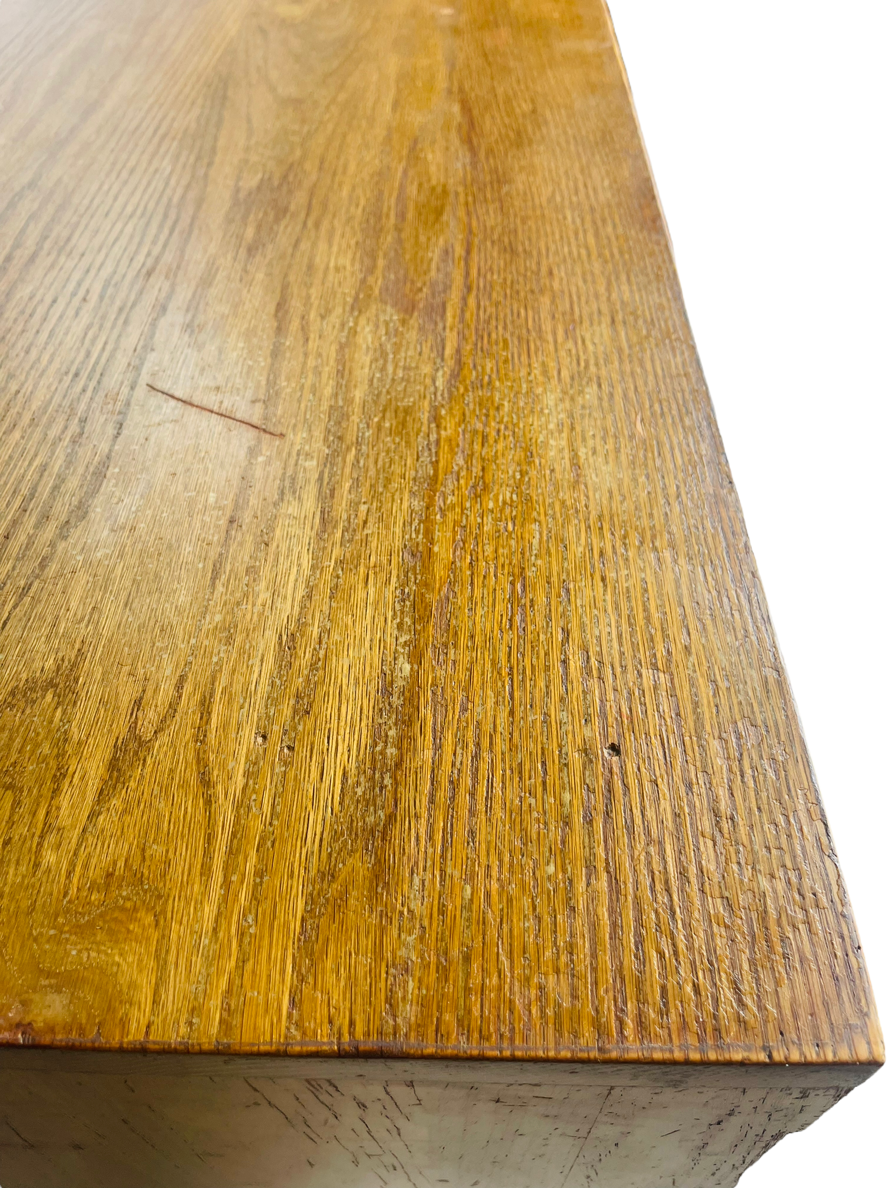 American Modern Cerused Oak Eight Drawer Dresser, Circa 1950s image 5