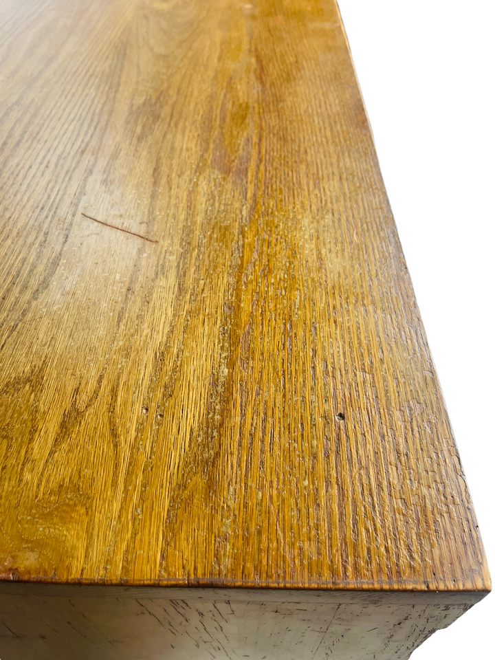 American Modern Cerused Oak Eight Drawer Dresser, Circa 1950s image 5