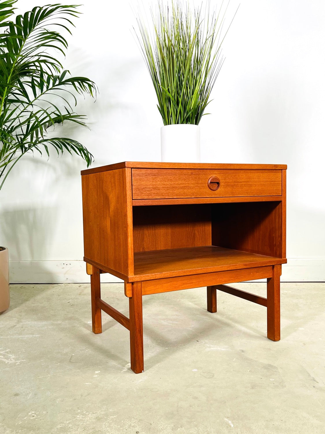 Mid-Century Swedish Modern Teak Nightstand  image 0