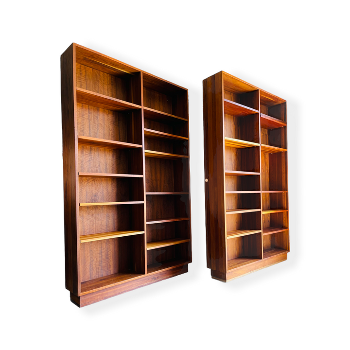 Pair Mid-Century Modern Walnut Bookshelf’s  image 0