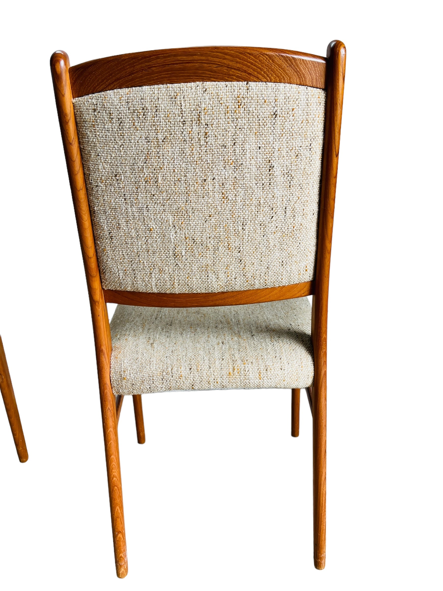 Set 6 Danish Modern Teak Dining Chairs image 5