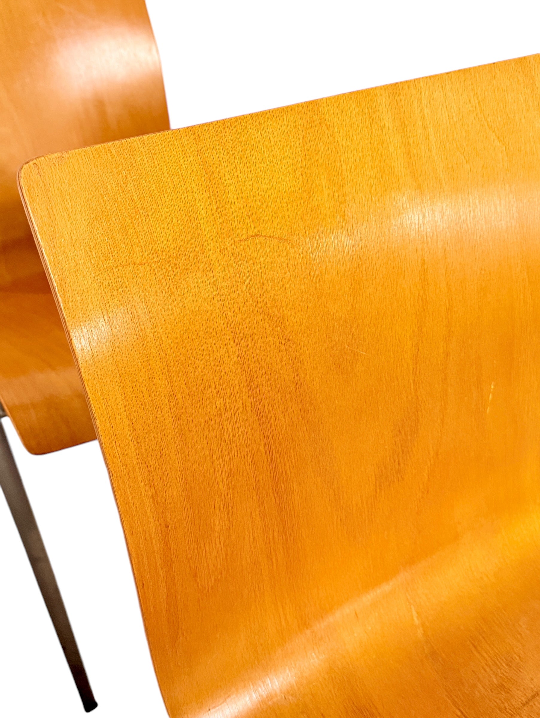 Italian-Style Bent Wood Stacking Chair - 8 Available  image 6