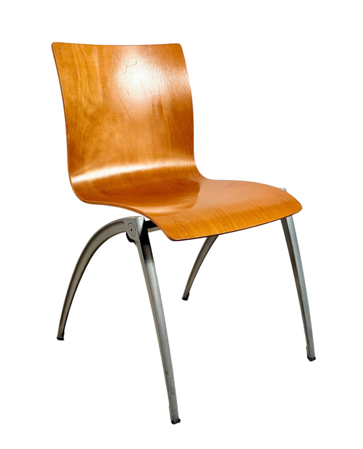Italian-Style Bent Wood Stacking Chair - 8 Available  image 1