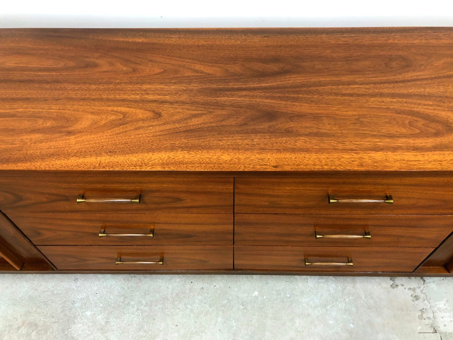 Kent Coffey Perspecta Mid-Century Century Modern Walnut & Rosewood  Dresser image 7