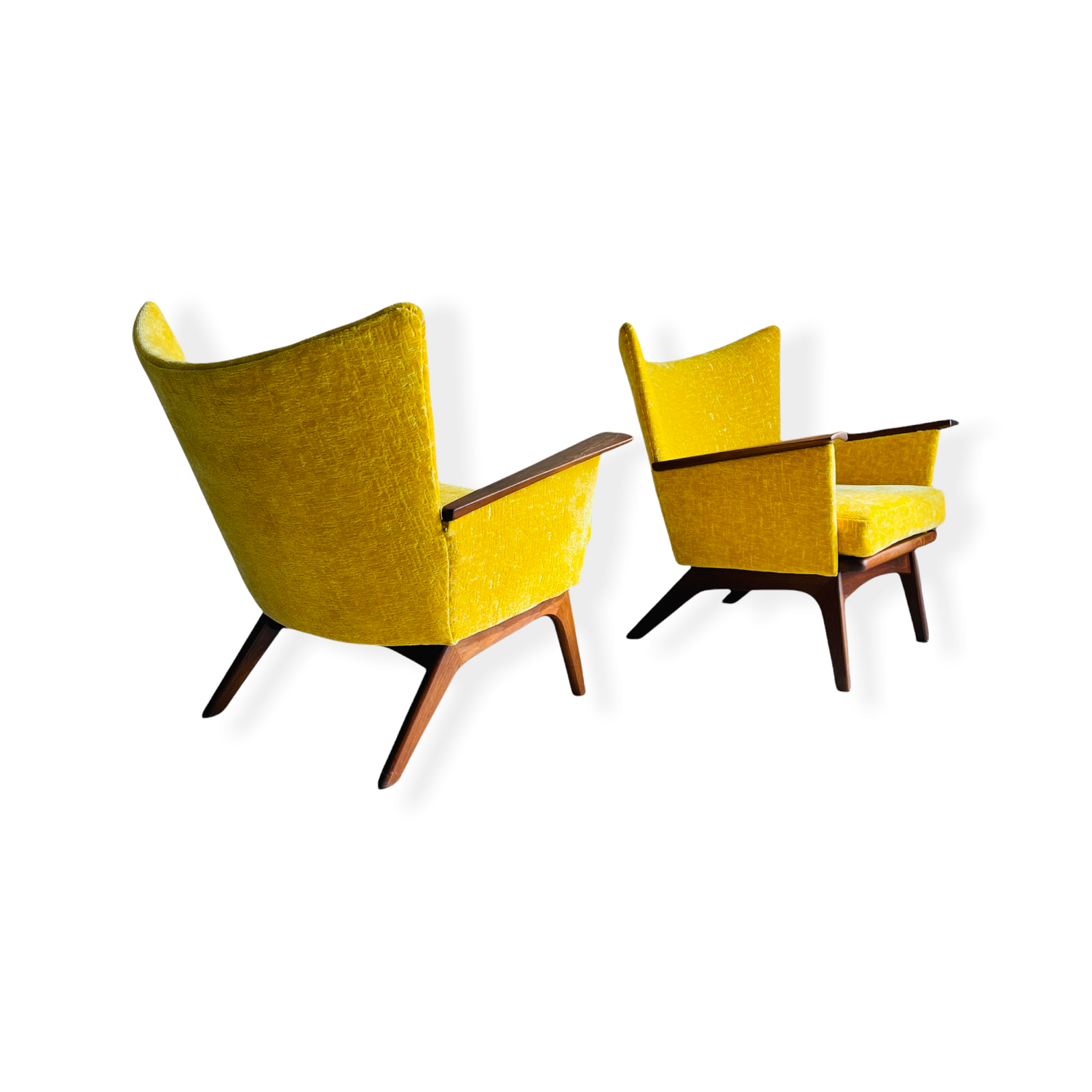 Pair Mid-Century Modern Adrian Pearsall Lounge Chairs  image 2