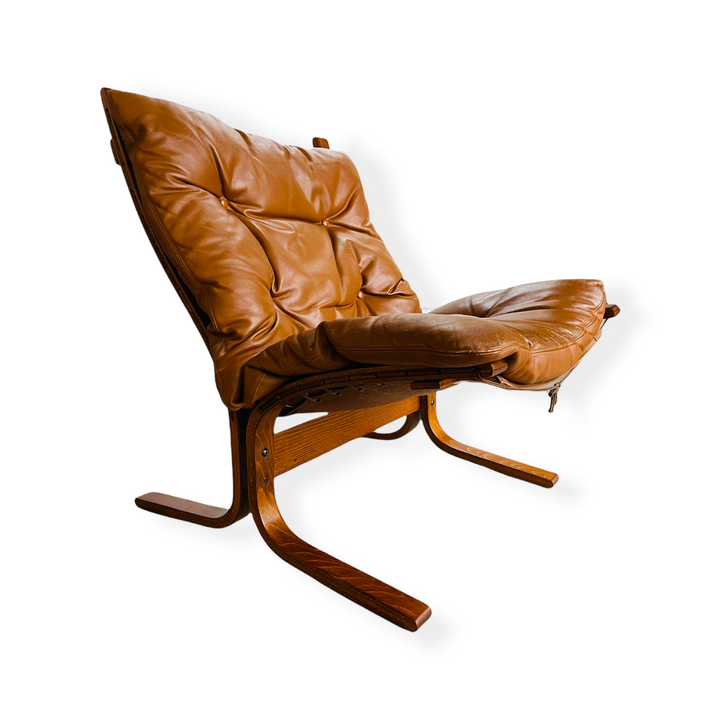 1960s Ingmar Relling Leather Lounge Chair for WESTNOFA  image 0