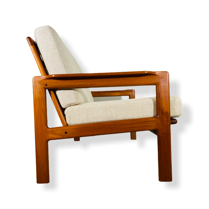 Mid-Century Danish Modern Teak Loveseat Sofa image 2