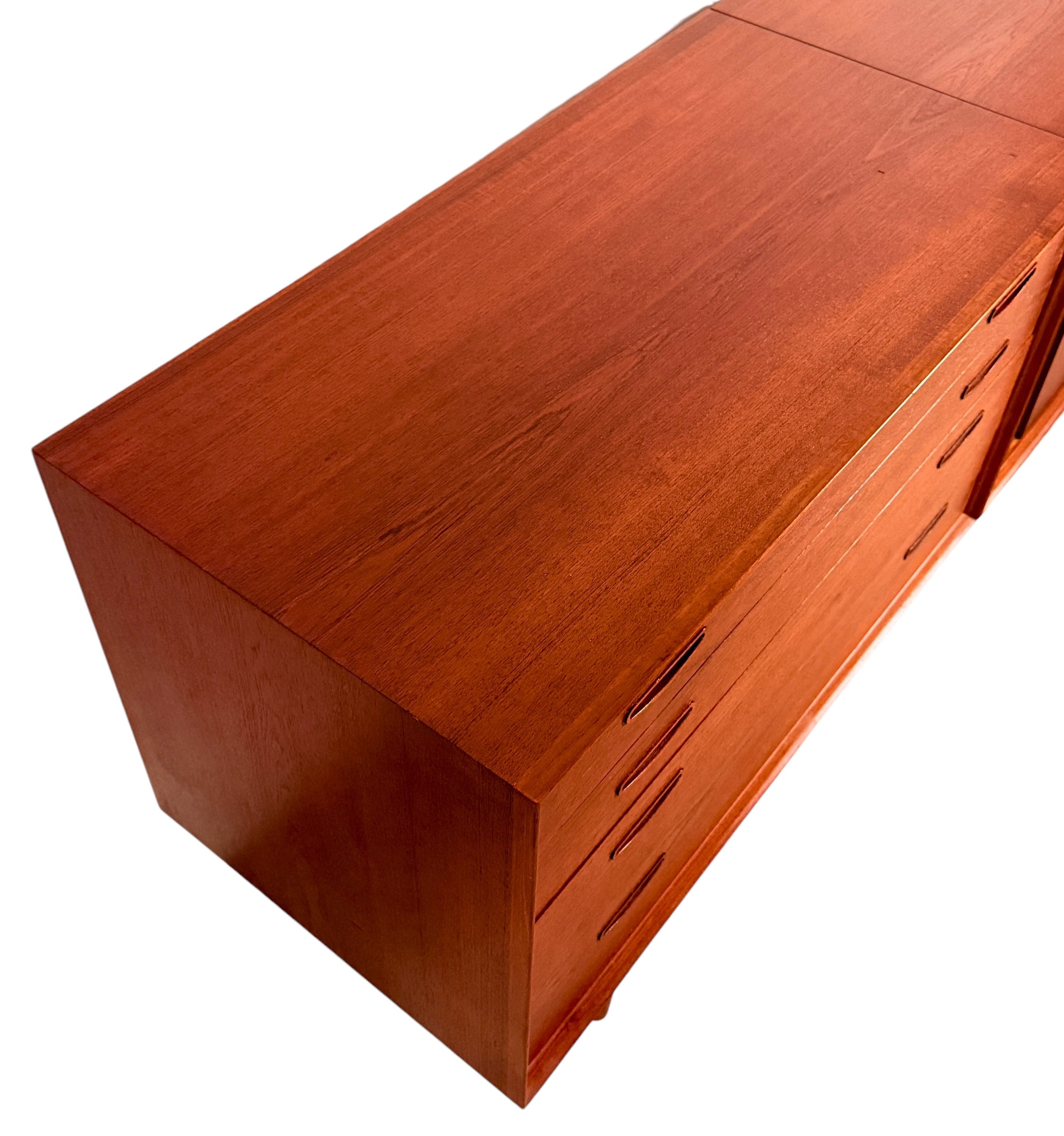Mid-century Danish Modern Teak Credenza  image 8