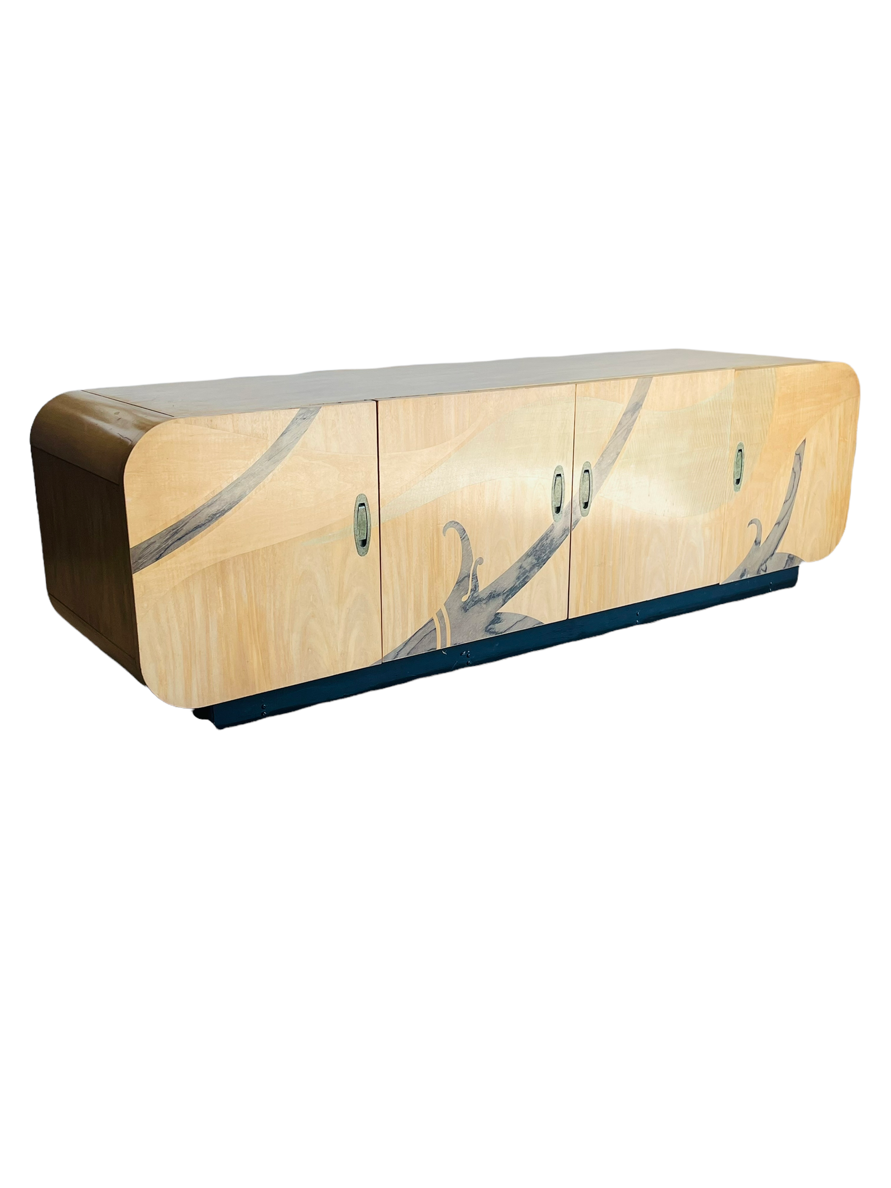 Modern Inlaid Beech Wood Credenza by White furniture  image 0