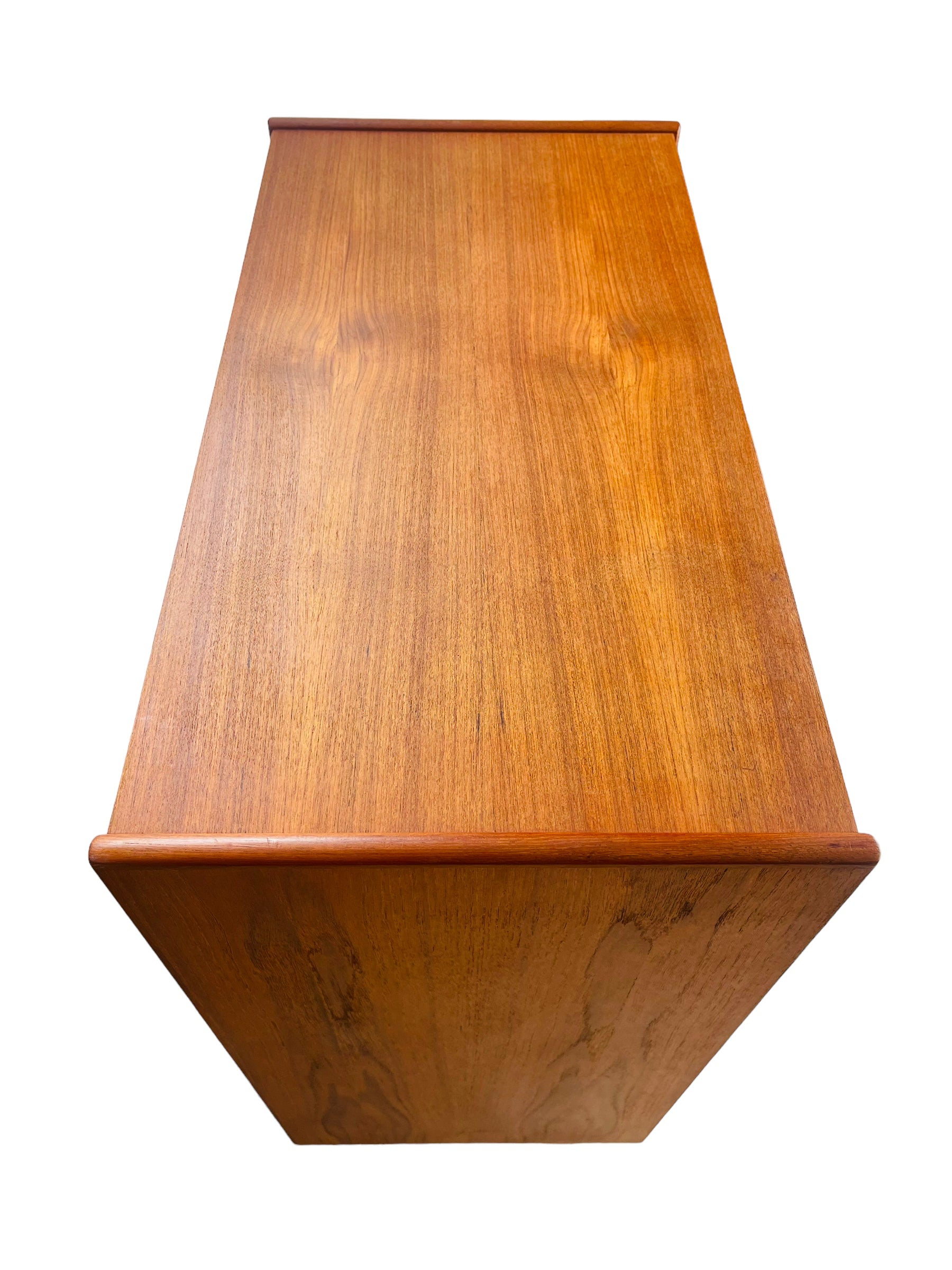 Danish Modern Teak Chest with Sliding Doors image 8