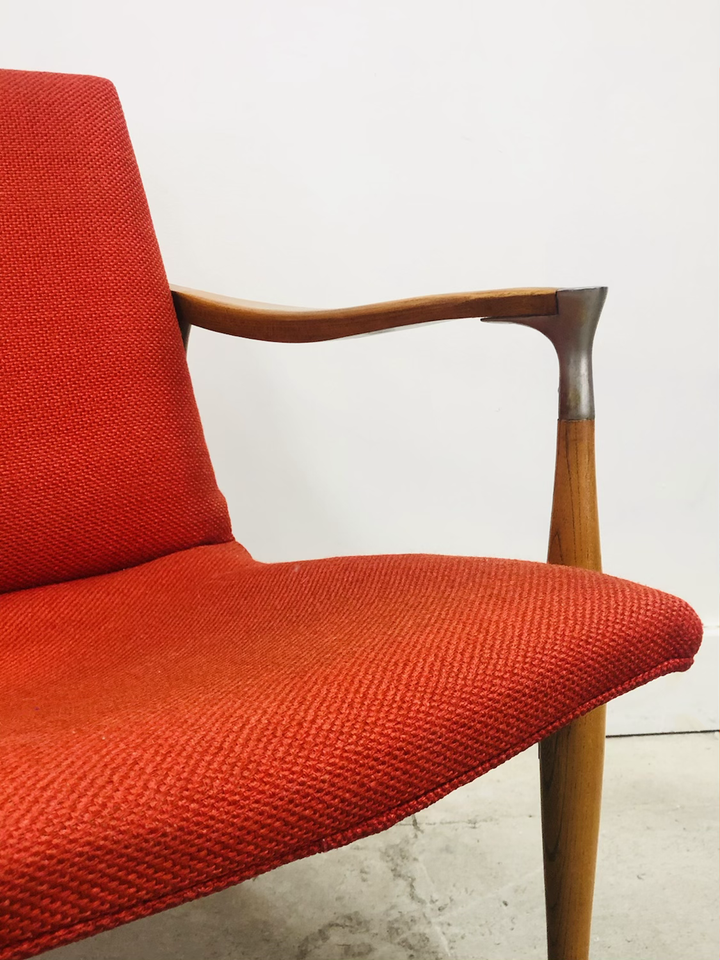Mid-Century Modern Accent Chair In Style of Kofod-Larsen image 7