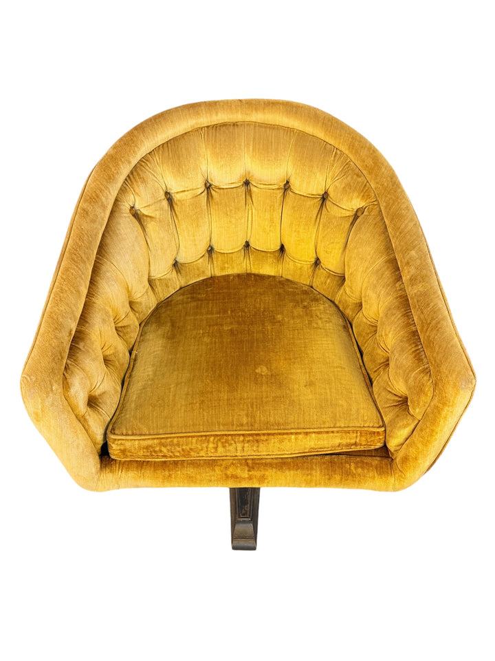 Mid Century Modern Swiveling Lounge Chair & Ottoman by ChromeCraft image 5