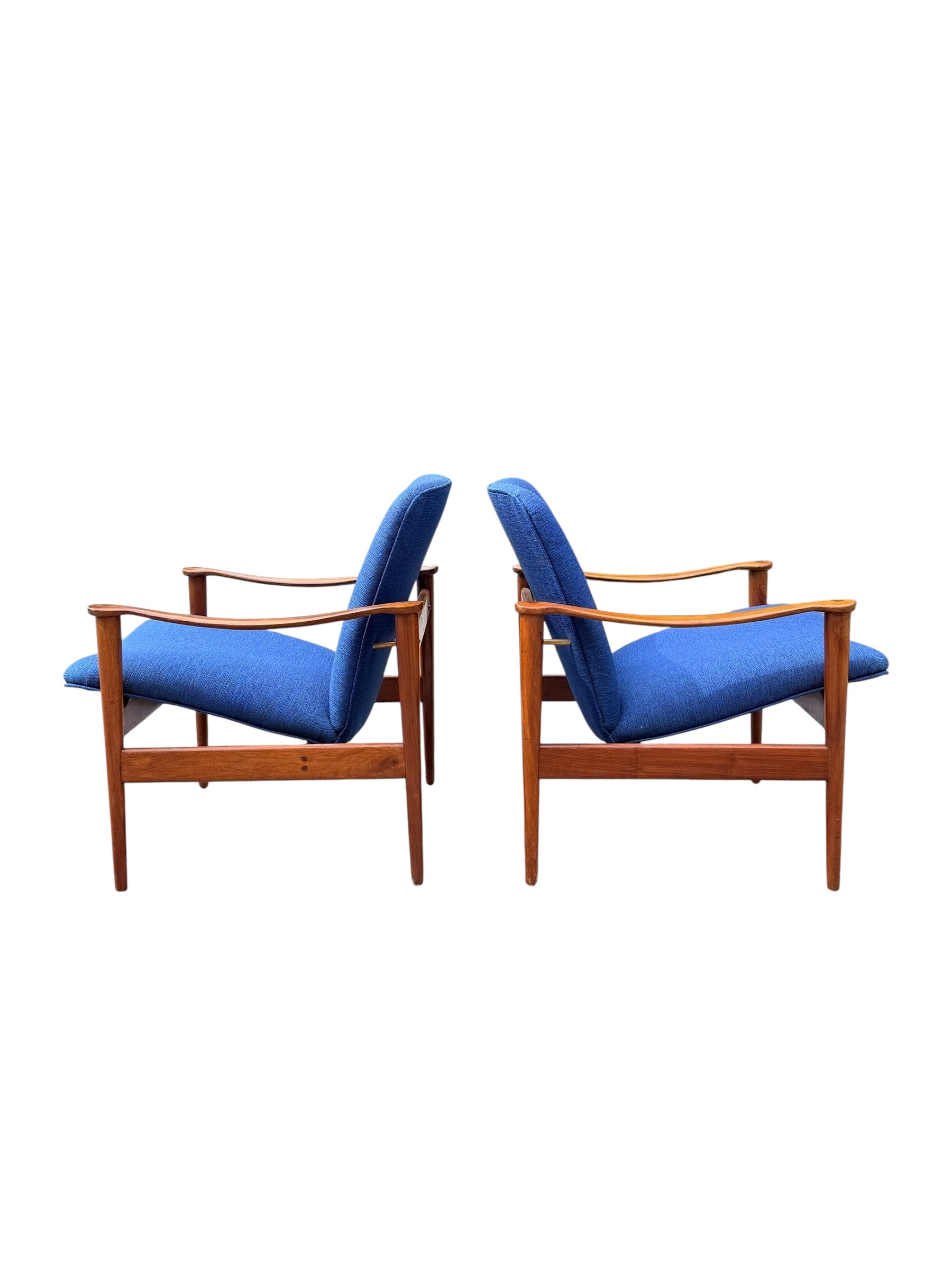 Vintage Norwegian Teak Lounge Chairs by Fredrik Kayser – 1960s Pair image 7