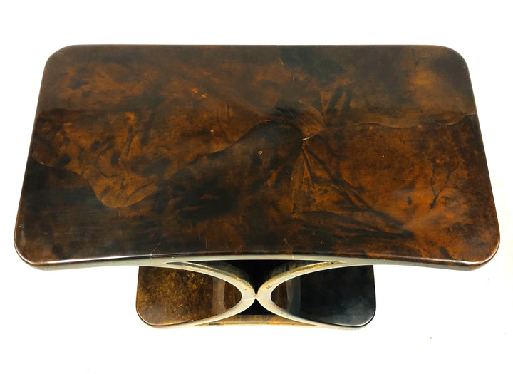 Mid Century Italian Modern Goatskin End Table by Aldo Tura image 7