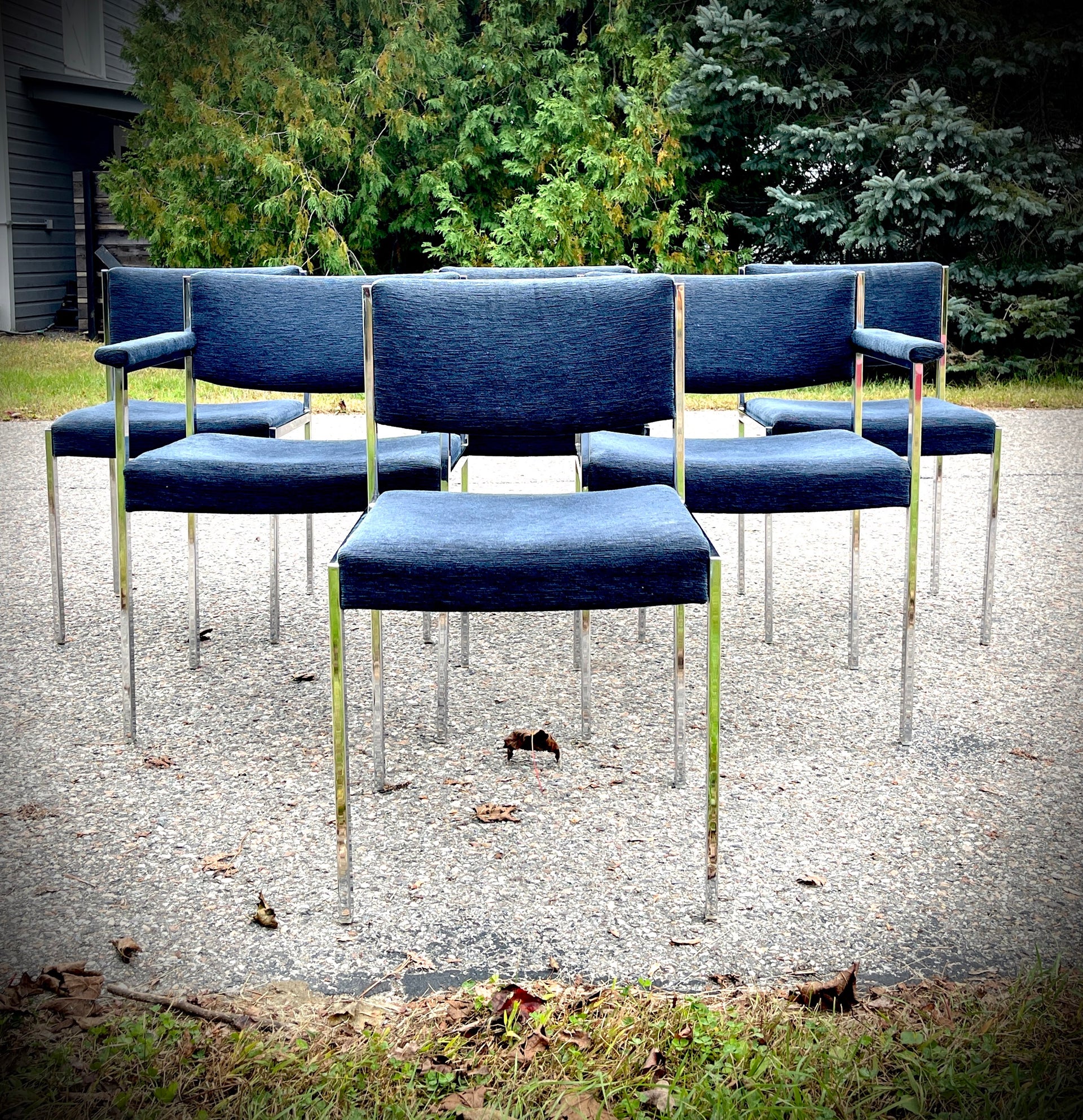 Harvey Probber Mid-Century Modern Dining Chairs – Set of Six image 0