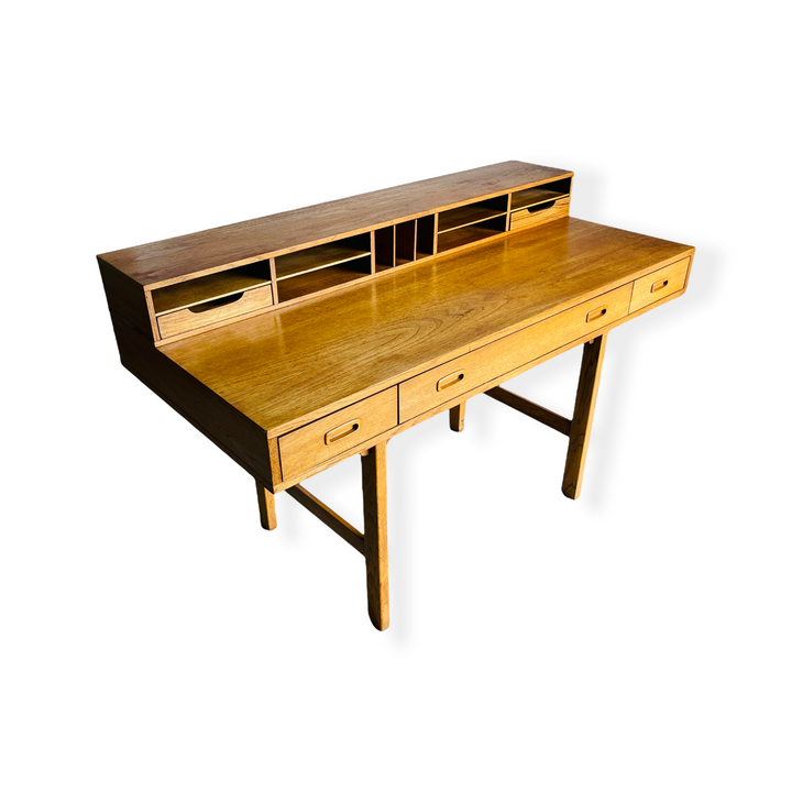 Danish Modern Teak Flip Top Desk by Peter Lovig Nielsen image 3