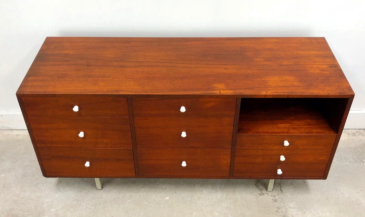 Mid-Century Modern Walnut Dresser/Credenza In Style of Florence Knoll image 1