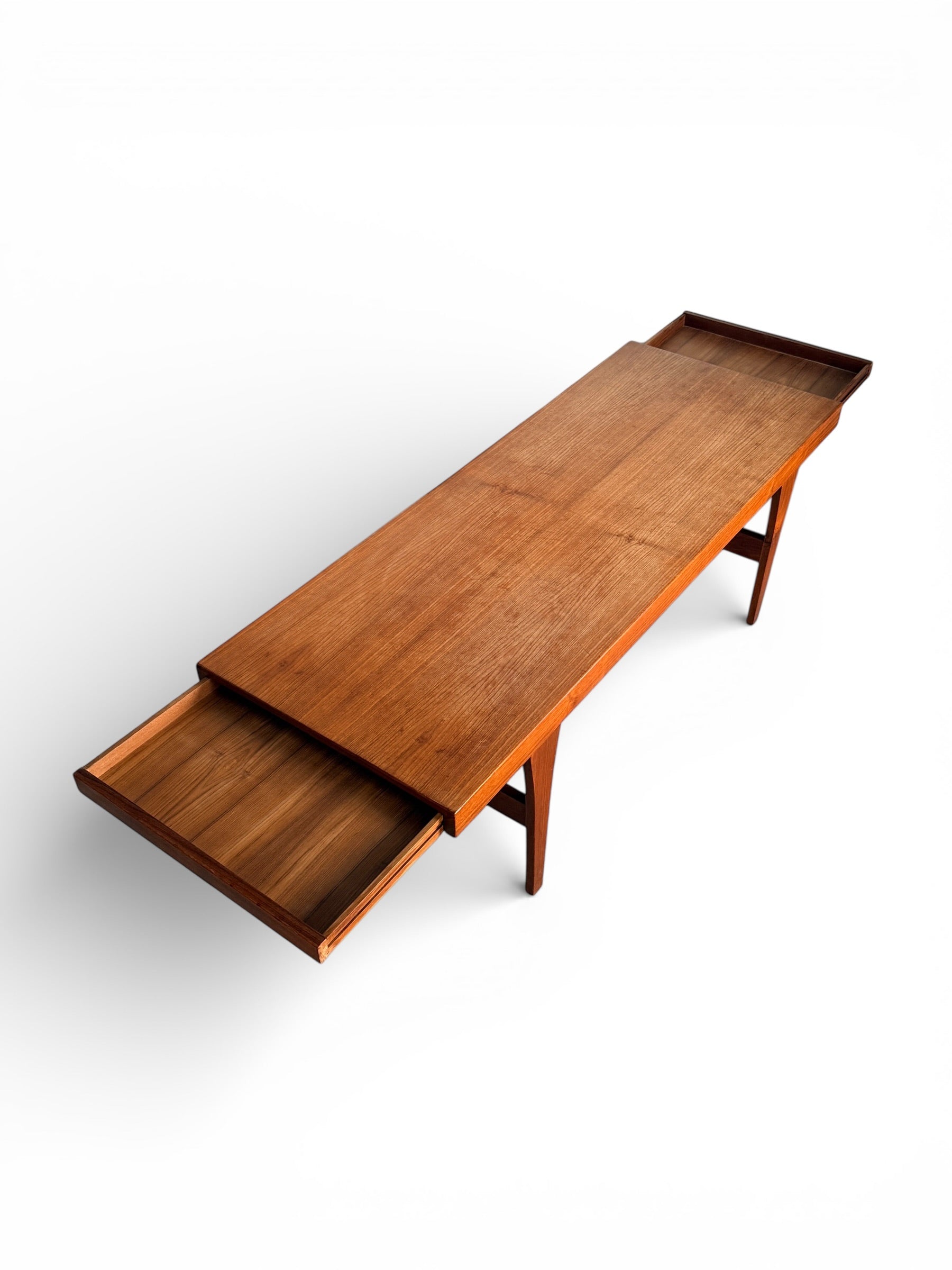 Johannes Andersen Teak Coffee Table for Uldum Møbelfabrik, Denmark 196