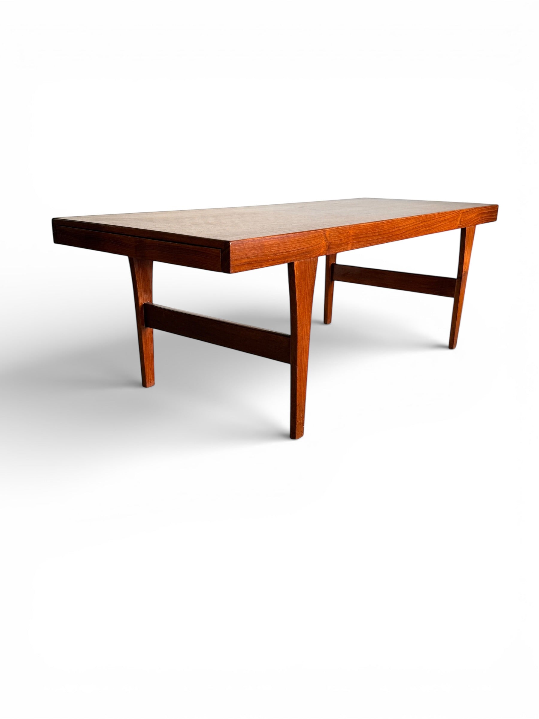 Johannes Andersen Teak Coffee Table for Uldum Møbelfabrik, Denmark 1960s