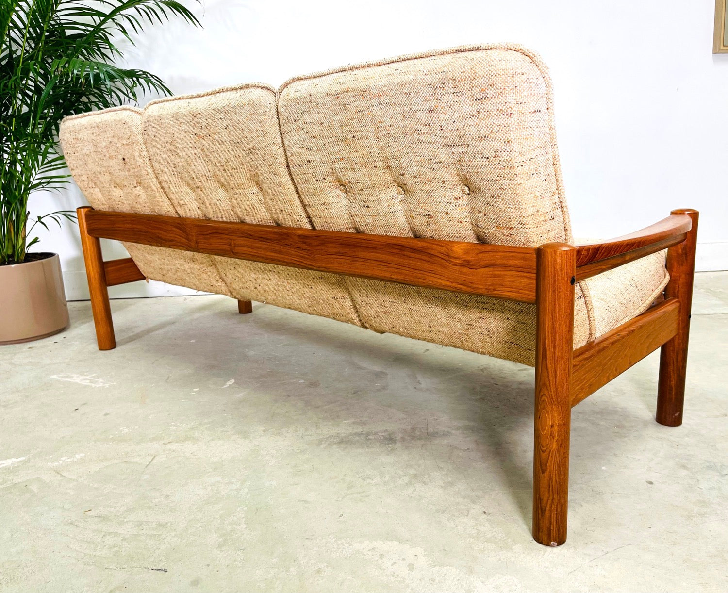 Set 2 Danish Modern Teak Sofa & Chair By Domino Mobler image 2