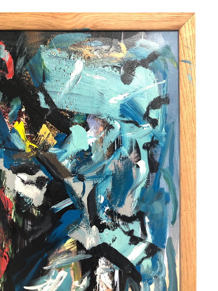 R Monti Abstract Oil on Canvas  image 4