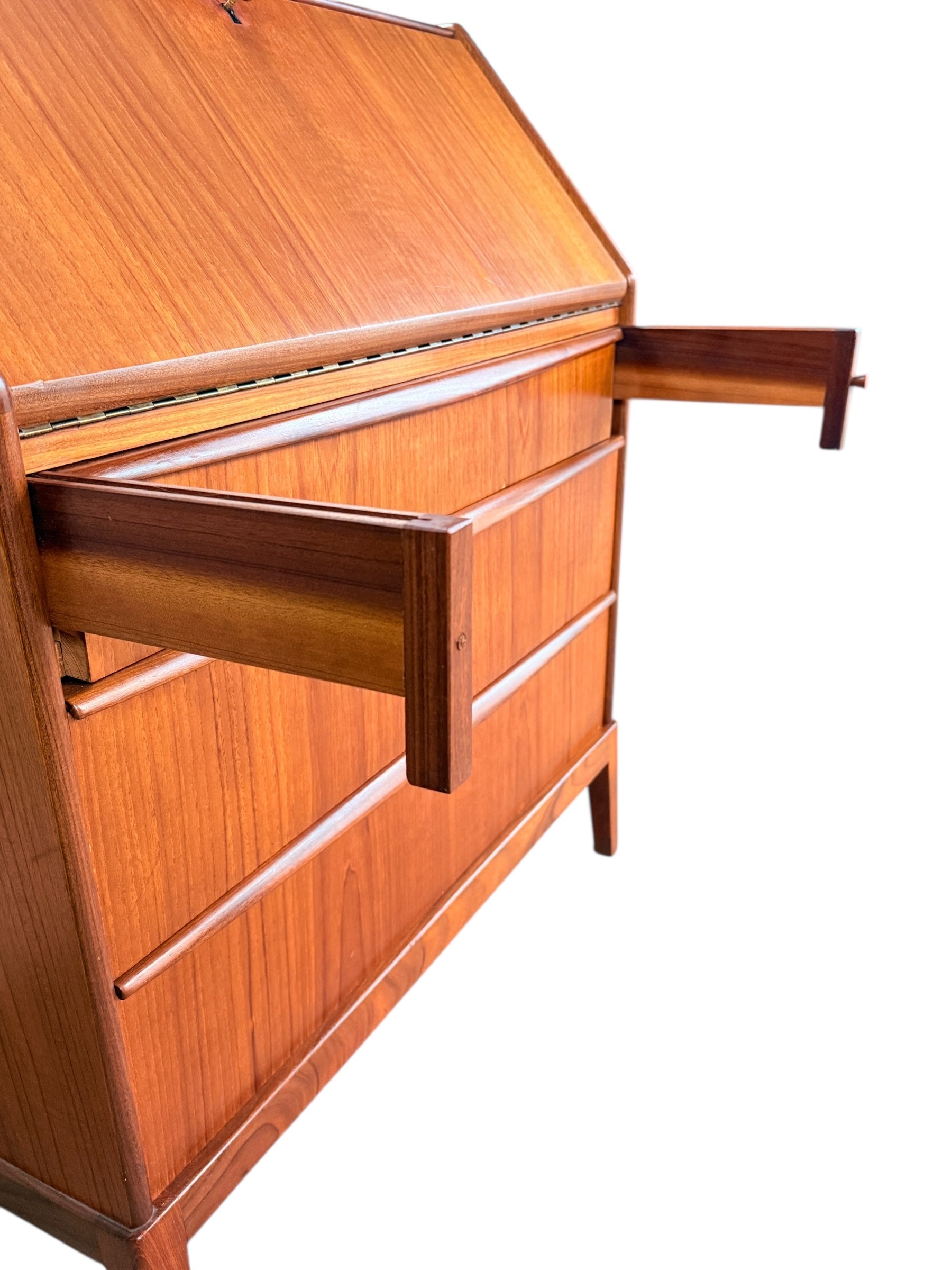 Mid Century Modern Teak Secretary Desk image 10
