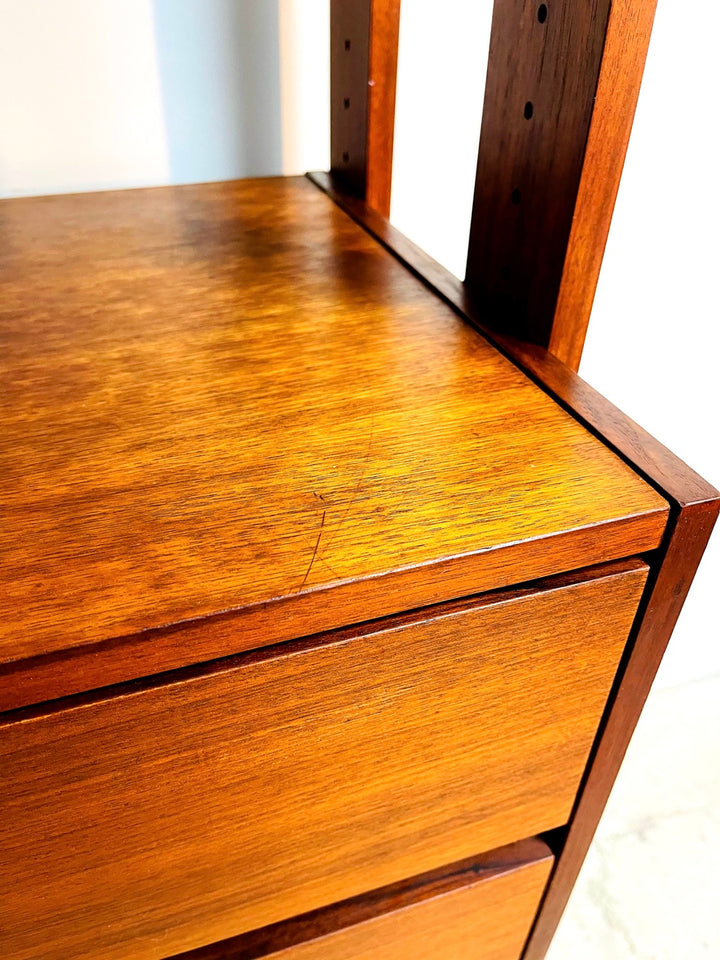 Mid-Century Teak Single Bay Wall Unit image 5