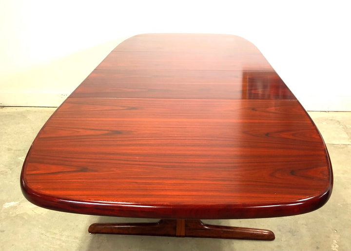 Mid-Century Danish Modern Rosewood Dining Table image 2