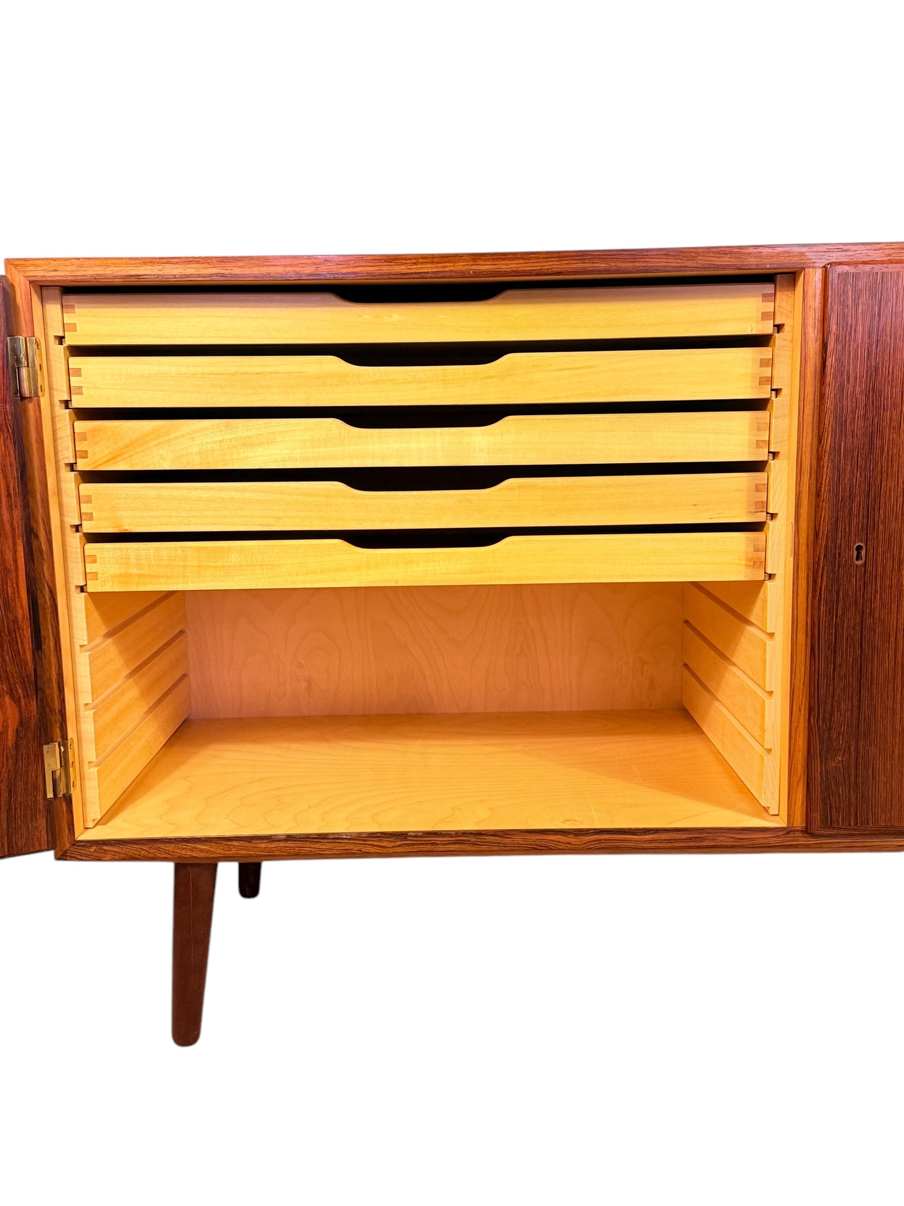 Danish Mid-Century Rosewood Credenza by Carlo Jensen for Hundevad & Co, 1960s image 6