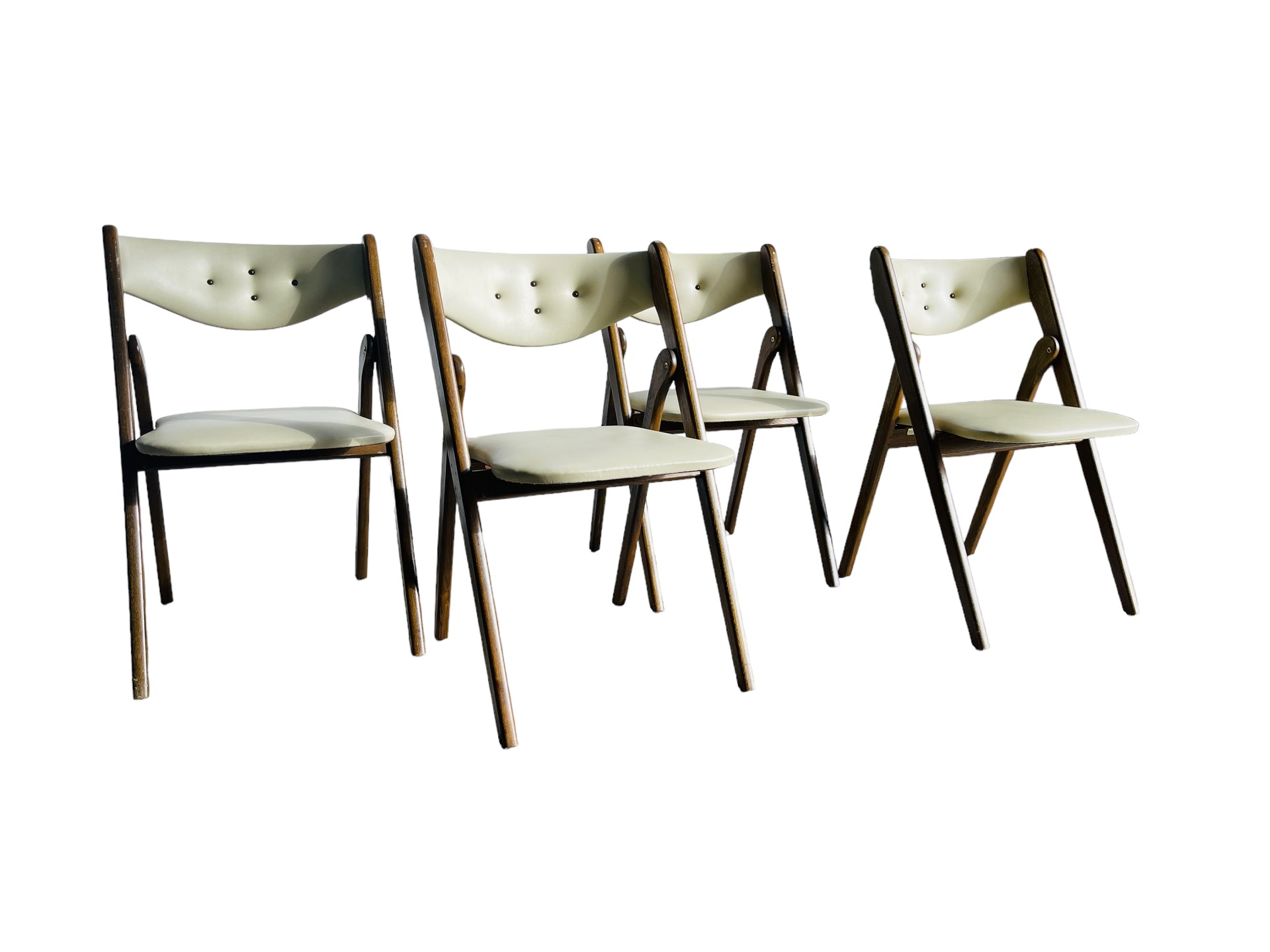 Set of 4 Thonet Folding Chairs image 1